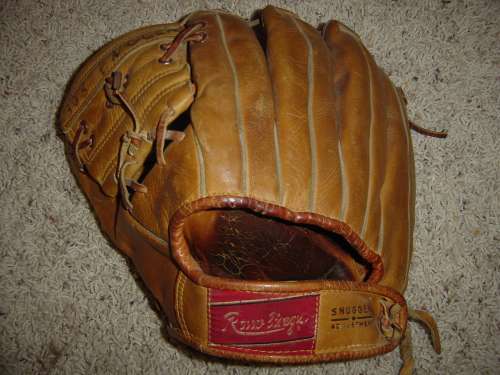 Mickey Mantle Rawlings 60-4241 Back